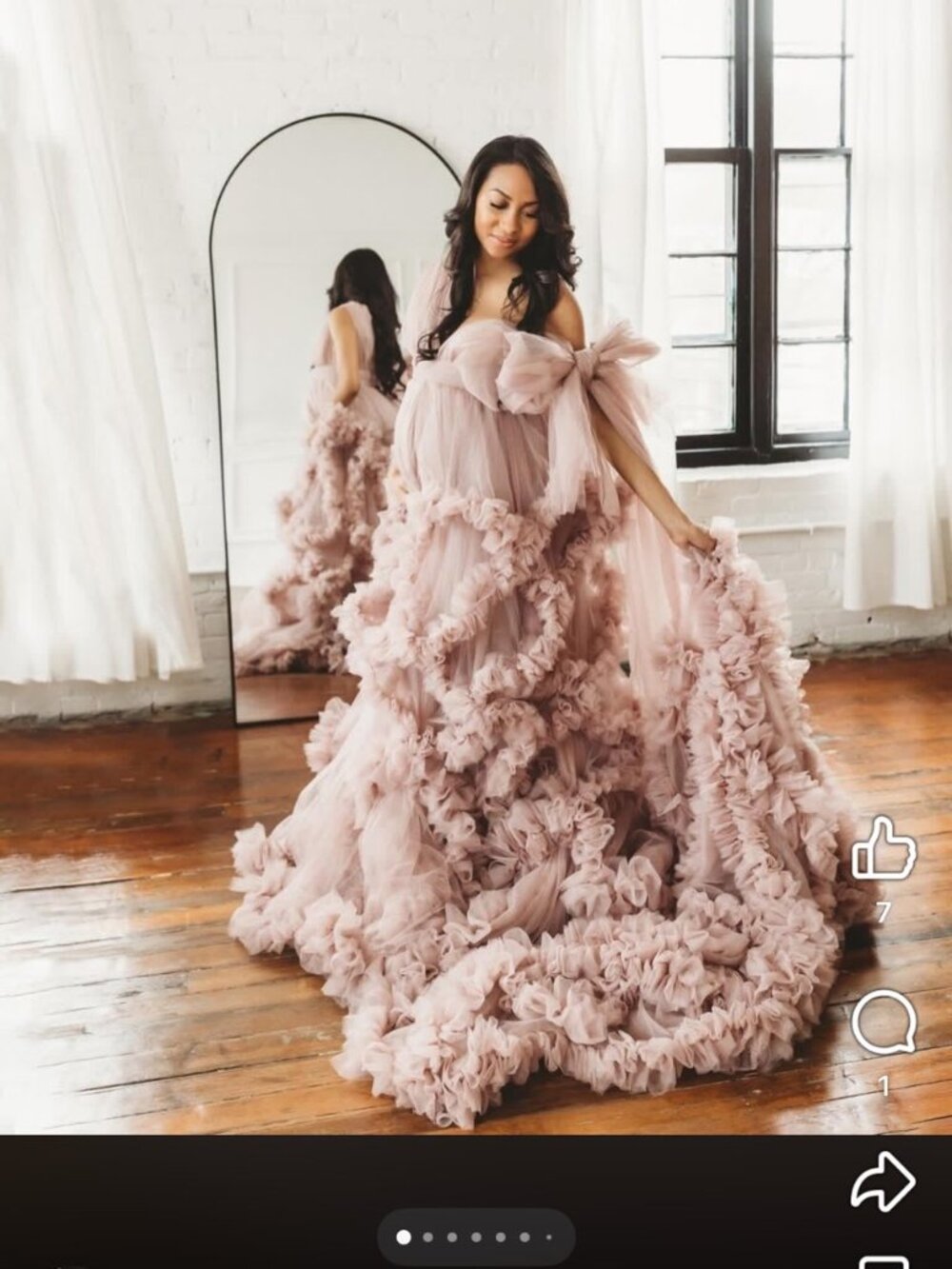 Katharina Hakaj Roxy Couture Maternity Gown Photoshoot Dress